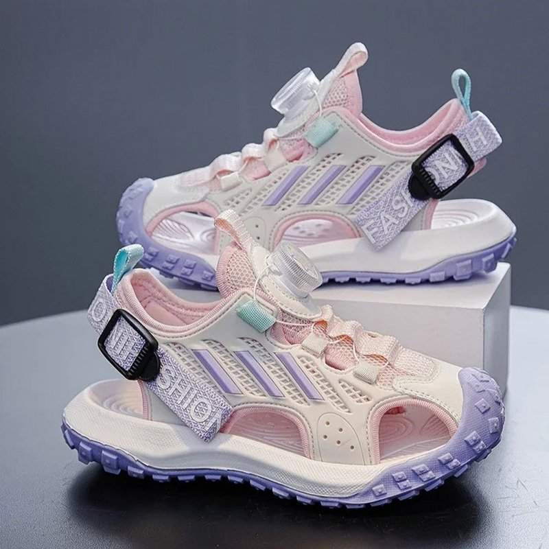 صندل دخترانه دخترانه اسپرت طرح فشن کد61