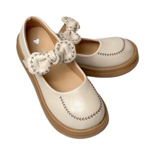 کفش بچه گانه دخترانه مجلسی چرمی کد64