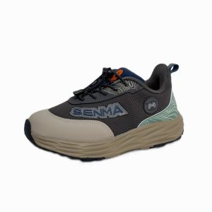 کفش اسپرت پسرانه رنگ قهوه ای برند سنما کد81